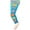 Aqua Wave, variant on Jefferies Socks Girls Fashion Flower Colorful Lace Crop Tights 1 Pack