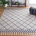thumbnail image 2 of SAFAVIEH Vermont Westley Trellis Area Rug, Ivory/Navy, 3' x 5', 2 of 8