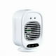 thumbnail image 1 of Mini ventilador de escritorio recargable por USB con aerosol nebulizador, color blanco, 1 of 6
