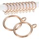 thumbnail image 1 of Uxcell 20-Pack Anillo de Cortina con Ojal 1.25 Pulgadas ID se Ajusta a Varilla de Cortina de 1 Pulgada Anillos de Drapería de Metal Dorado, 1 of 7