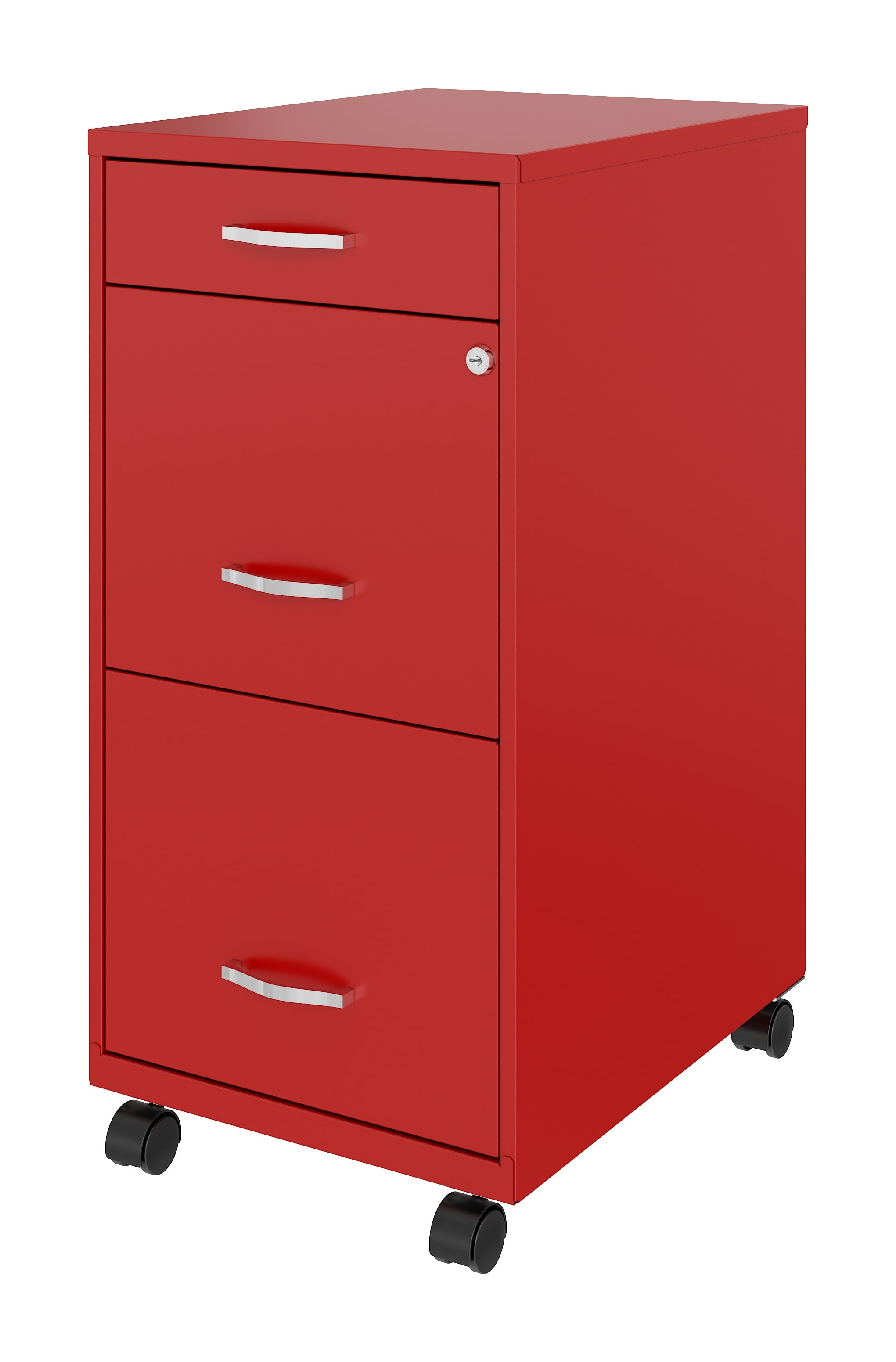 Space solutions 18 inch deep 3 drawer metal file 2024 cabinet with pencil drawer