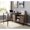 Oak, variant on 48" Gray Oak, Synthetic Wood Construction | Best for Home Office with Barn Door Storage | Comfortable and Attractive Writing Surface
