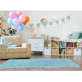 thumbnail image 2 of Linon Home Decor New Flokati Area Rug Collection, Pastel Blue, 5 x 8, 2 of 5
