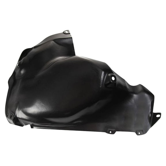 TRQ Front Left Rearward Inner Fender Liner Black Drivers Side Fits Select 2011 Hyundai Sonata HY1762102