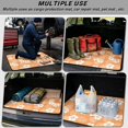 thumbnail image 3 of XYZCANDO Tropical Floral Printed Trunk Mat 29" x 39", Waterproof Cargo Liner with Non-Slip Backing, Durable Stitched Edge Trunk Carpet for SUVs, Sedans and Trucks, 3 of 7