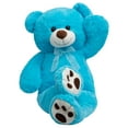 thumbnail image 4 of Oso de peluche HollyHome de 90 cm, color azul lago, para niños, 4 of 7