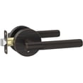 thumbnail image 1 of Matte Door Handles Interior Knurled Privacy Door Handles Heavy Duty Door Lever for Bedroom or Bathroom Reversible Keyless for Left Right Handed Doors AM, 1 of 6