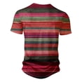 thumbnail image 3 of Nmnitkp Mens T-shirts Fashionable and Cool Men's Muscle T-Shirt Pleated Raglan Sleeve Bodybuilding Gym Tee Short Sleeve Fashion Workout Shirts Hipster Shirt （Plus Size）, 3 of 5