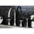 thumbnail image 3 of Kingston Brass Governor 8" Deck Mount Kitchen Faucet with Brass Sprayer, 3 of 3