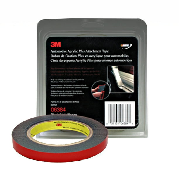 Cinta adhesiva 3M 06384 Automotive Acrylic Plus Black