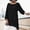 Black, variant on QHWAUAKFBN T Shirts For Women Loose Fit Plus Size Long Sleeve Irregular Hem Baggy Blouse Shirt Summer Tunic Tshirts Top