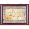 thumbnail image 2 of Guardian Angels Rosewood Finish Silver Inlay Jewelry Music Boxâ??Wonderful World, 2 of 5