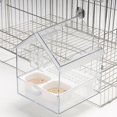 thumbnail image 6 of Pull-Out External Parrot Feeder – Hanging Wild Bird Seed with Squirrel Proof Tray & Transparent Bird Bath Tub​, 6 of 14