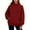 Wine, variant on Zeliretfy Womens Turtleneck Sweatshirt Long Sleeve Pullover Comfort Tops for Loungewear Home Wear Everyday Basic Solid Color Multiple Colors Available