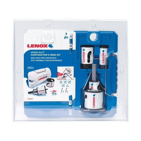 Lenox Speed Slot 2 in. Dia. x 1.5 in. L Bi-Metal Mini Hole Saw Kit 1 pc.