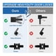 thumbnail image 5 of 3 Pack Matte Black Door Handles, Keyless Interior Door Knobs, Privacy Door Lever Locksets for Bedroom Bathroom, 5 of 5
