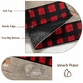 thumbnail image 6 of Christmas Red Black Plaid Area Rugs 3'x5', Small Throw Rugs for Living Room Bedroom, Vintage Xmas Tree Birds on Branch Indoor Outdoor Rug Non-Slip Low Pile Carpet Runner Reversible Floor Mats, 6 of 8