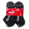 thumbnail image 2 of PUMA SOCKS GIRLS X6 - LOW CUT 243 - PIPE BLACK GREY - LARGE 6 PACK SHOE 9-11, 2 of 2
