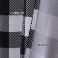 thumbnail image 6 of EastVita Kitchen Window Tiered Curtains Buffalo Check Pattern Soft Waterproof Cafe Curtains Farmhouse Check Half Curtain Set Bathroom 56"W X 15"L Grey/White Set Of 2, 6 of 8