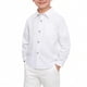 thumbnail image 1 of Odeerbi Camisa de Vestido de Algodón de Chicos y Niñas Lindas Camisas de Uniforme Escolar de Manga Larga Bordadas Con Bolsillo, 1 of 7