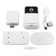 thumbnail image 2 of Cámara de timbre con vídeo WiFi, videollamadas HD para hogar inteligente, cámara inalámbrica con timbre Wifi de 128GB con receptor Ding Dong, color blanco, 2 of 5