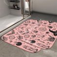 thumbnail image 4 of 1pc Witchcraft Elements Absorbent Non-Slip Bathroom Thickened Flannel Rug Decor,Soft,Quick Drying,Suitable For Indoor/outdoor Use,Bathrooms,Bedrooms,Kitchens,Terrace,Laundry Rooms,16"x24", 4 of 9