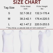 Compression Shirts for Men to Hide Gynecomastia Moobs Slimming Body Shaper Vest Abs Tank Top Undershirt