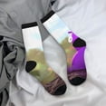 thumbnail image 7 of Lsque Pikmin Printed Men's Crew Socks, Soft Durable Breathable Moisture-Wicking with Odor Control Cotton socks, 7 of 7