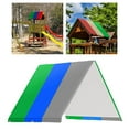 thumbnail image 4 of justharion Toit de Remplacement pour Balançoire Imperméable Tente Pare-Soleil Vert Bleu Gris, 4 of 8
