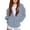 Light Ashy, variant on Girls Zip up Hoodie Jacket Teen Fleece Full Zip Oversized Casual Cardigan Sweatshirts Fashion Fall Jackets Coats with Pockets