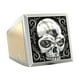 thumbnail image 2 of Anillos de Hombre Jinwen Vintage Doble Capa Estilo Rock Retro 2 Piezas, 2 of 8