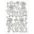 thumbnail image 4 of Vintage Old Lady Theme Clear Stamps Transparent Comic Book Silicone Stamps for Card Making Scrapbooking Crafting DIY Decorations Ink Stamps Seal for Album Crafts, 4 of 8