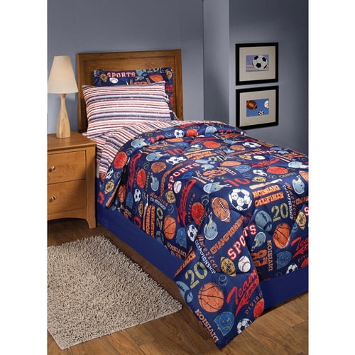 in style retro sports bed in a bag bedding set walmart com in style retro sports bed in a bag bedding set walmart com