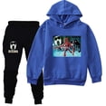 thumbnail image 1 of Suéter con capucha de manga larga para hombres y mujeres adultos, ropa para niños Roblox, puertas, primavera y otoño, 2 piezas, 1 of 4