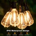 thumbnail image 2 of ST38 String Lights Outdoor Garland Connectable Shatterproof Waterproof Plastic LED Bulb Dimmable Patio Garden Decor Fairy Lighst, 2 of 5