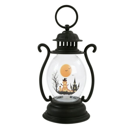 

BINGTAOHU Halloween Flameless Led Tea Lights Candles Battery Operated With Remote Clearance Retro LED Lantern - Halloween Retro Portable Lamp - 3 Pattern Decorative Supplies For Desk Nightstand And