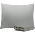 thumbnail image 2 of NTBAY Juego de 2 fundas de almohada estándar, 100% microfibra cepillada de 1800 hilos, súper suaves y acogedoras, resistentes a las arrugas, a la decoloración y a las manchas con cierre de sobre, fund, 2 of 4