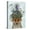 Canvas, variant on Art.com Fox with Butterfly Bell Jar Stretched Canvas Print Wall Art by Fab Funky, 12" x 16"