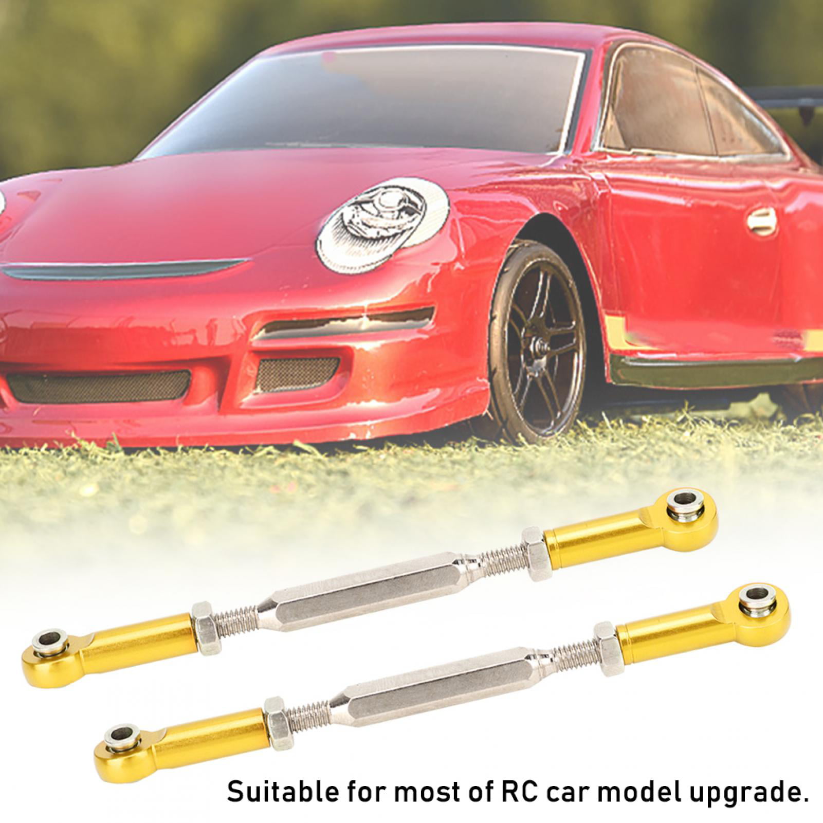 6Pcs 88mm Alloy Adjustable Push RodsTurnbuckle Rod Linkage For RC Car Models