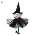 thumbnail image 1 of LYU Hanging Ornament Realistic Decorative Soft Texture Halloween Pumpkin Witch Black Cats Pendant Indoor Decoration, 1 of 8