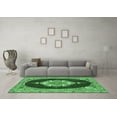 thumbnail image 3 of Ahgly Company Indoor Rectangle Persian Emerald Green Traditional Area Rugs, 8' x 12', 3 of 4