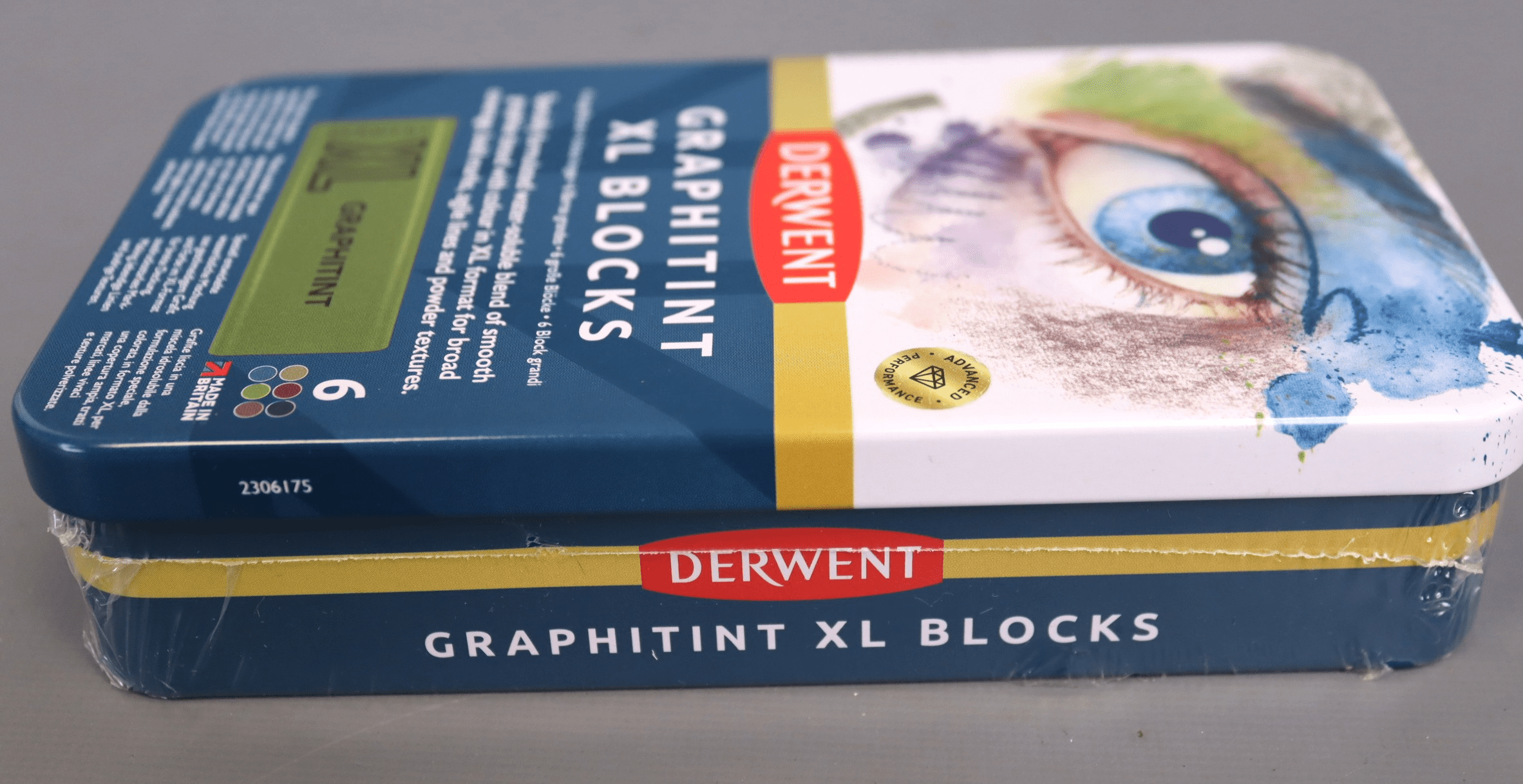 Derwent Graphitint XL Blocks - Assorted, Set of 6