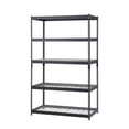 thumbnail image 1 of Edsal Adjustable 5 Shelf Durable Steel Storage Organization Shelves, Black, 1 of 6