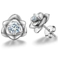 thumbnail image 1 of Women‘s Initial Heart Pendant Earrings Gift For Lovers Dress Matching Gift, 1 of 5