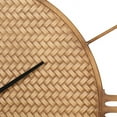 thumbnail image 4 of Indira Bronze Woven Metal Round Roman Numeral Wall Clock, 4 of 6