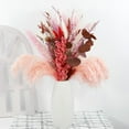 thumbnail image 6 of YINKUU Pampas Grass Pink 17.7 Inch-Dried Pampas Grass Decor 17 Inch Blush Pink Pampas Grass Bouquets, Pampas Grass Faux Pink Pompas Grass Decor, Wedding Centerpieces Home Decor Christmas, 6 of 11