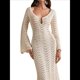 thumbnail image 3 of Traje de Baño de Mujer, Pareo de Crochet, Traje de Baño de Punto, Vestido Ajustado para y Otoño, Ropa de Fiesta Albaricoque M, 3 of 8