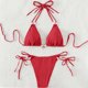 thumbnail image 5 of Bikini de Cintura Alta Conjunto de Traje de Baño Conservador de las Mujeres Unido Dos Piezas Bloque de Color de la Playa, 5 of 5