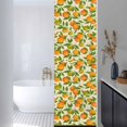 thumbnail image 3 of Green Orange Window Privacy Film, Summer Botanical Leaves Watercolor Static Cling UV Sun Blocking Heat Control Window Tint Day and Night, Non-Adhesive One Way Windows Privacy Cover 17.7''x78.7'', 3 of 7