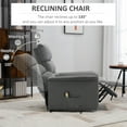 thumbnail image 4 of CoSoTower Lift Chair for Elderly, Power Chair Recliner with Remote Control, Side Pockets for Living Room, Dark Grey, 4 of 7
